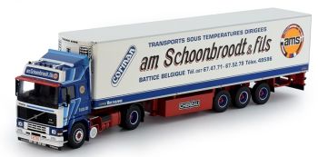 TEK74032 - VOLVO FH16 Globetrotter 4x2 avec remorque frigo 3 Essieux SCHOONBROODT