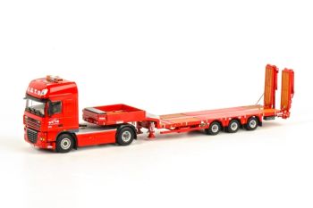 WSI02-1214 - DAF XF 105 SSC 4x2 Avec remorque porte Engins NOOTEBOOM