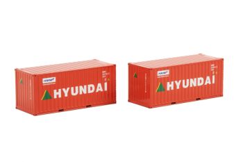 WSI04-1001 - Container maritime 2x20 FT .HYUNDAI