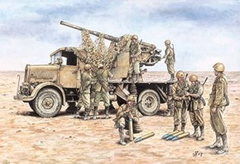 ITA7508 - Autocanon Ro3 avec pistolet 90/53 à assembler et à peindre