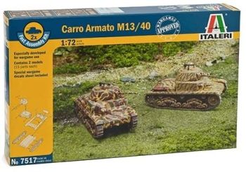 ITA7517 - Chars Carro Armato M13/40 montage rapide à assembler et à peindre