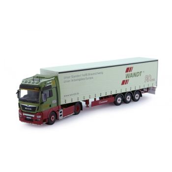 TEK75461 - MAN TGX 4x2 avec semi bâchée 3 essieux WANDT