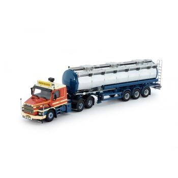 TEK75517 - SCANIA T142 avec remorque citerne MARTIN HELLESTRUP