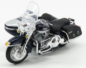 MST762-201 - HARLEY DAVIDSON  FLHRC Road King Classic sidecar 2001 Bleue