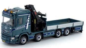 TEK76226 - SCANIA R 8x2 porteur avec grue HIAB X-Hipro 558 VEROLME