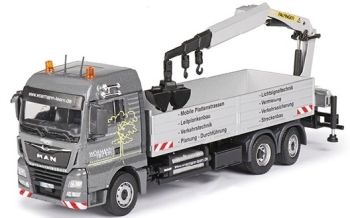 CON76238/0 - Man TGX Euro 6 porteur avec grue Palfinger WÖRMANN