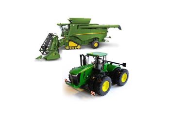 BRI845-824 - Pack JOHN DEERE Moissonneuse S690i + 9460R 8 roues