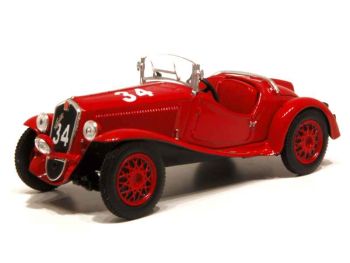 NOREV770024 - FIAT Balilla Sport mille miglia (1937) Rouge