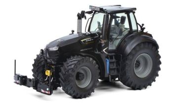 SCH7776 - DEUTZ FAHR 9340 TTV Warrior Noir avec Agribumper