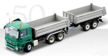 CON72182/02 - MERCEDES ACTROS 3 Essieux Avec remorque basculante 2 Essieux MEILLER