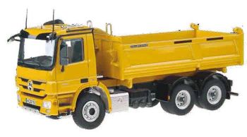 NZG761/60 - MERCEDES ACTROS 6x4 Benne KIPPER MEILLER Jaune