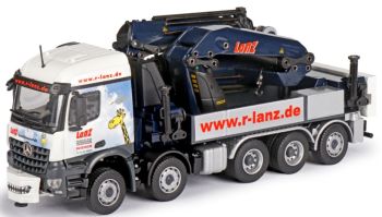 CON78224/0 - MERCEDES BENZ Arocs 10x4 avec grue de déchargement PALFINGER PK 200002L LANZ