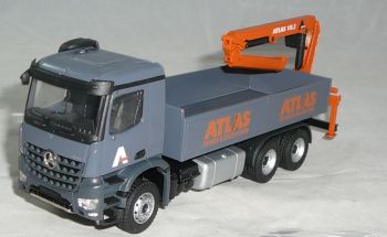 CON7899/03 - MERCEDES Arocs 6x4 porteur avec grue ATLAS