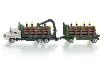 SIK1804 - Camion LKW Transporteur de bois avec remorque Ech:1/87