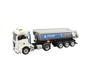 CON80231/04 - MAN TGX GM 4x2 avec benne 3 Essieux ZOCHLING