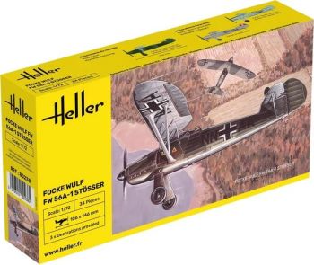 HEL80238 - Avion militaire FOCKE-WULF FW 56A-1 Stösser à assembler et à peindre