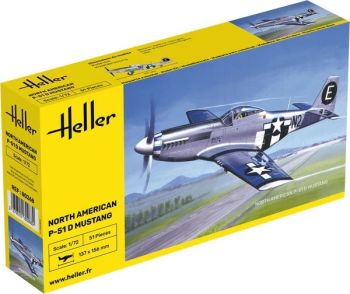 HEL80268 - Avion militaire P-51 Mustang à assembler et à peindre