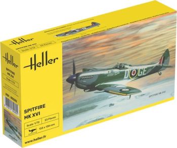 HEL80282 - Avion militaire SPITFIRE MK XVI à assembler et à peindre