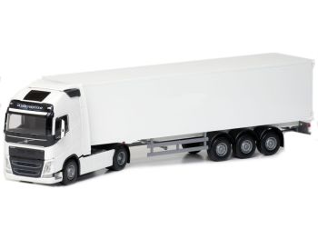 EMEK81132 - VOLVO FH16 750 GL XL 4x2 avec remorque 3 essieux Blanc