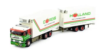 TEK81217 - DAF 3300 6x2 porteur avec remorque frigo 2 Essieux Transport KOENE