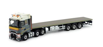 TEK82182 - RENAULT T HIGH 6x2 avce plateau 3 essieux FRIDERICI