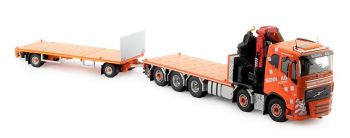 TEK82183 - VOLVO FH04 10x4 combi senn AG avec grue et remorque 2 essieux