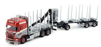 TEK82362 - SCANIA R650 porteur 6x4 avec remorque 1+2 Essieux S-TRANS