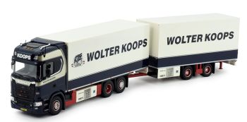 TEK82910 - SCANIA S Highline 6x2 porteur avec remorque 2 Essieux WOLTER KOOPS