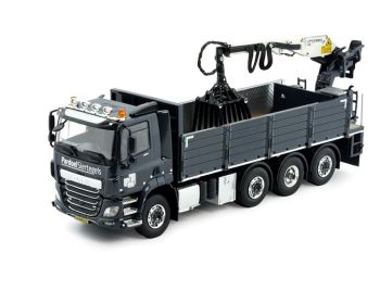 TEK83031 - DAF CF 8x2 benne avec grue de déchargement PARDOEL SIERTEGELS