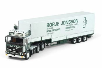 TEK83200 - VOLVO F12 Globetrotter 6x4 avec remorque 3 Essieux BORJE JONSSON