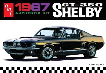 AMT834M/12 - SHELBY GT-350 1967 Noir à assembler et à peindre