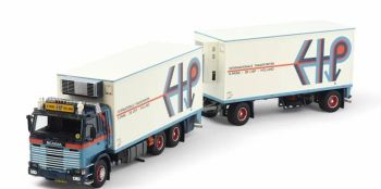 TEK83669 - SCANIA 142 V8 6x4 porteur frigo avec remorque frigo 1+1 Essieux HANS PRINS