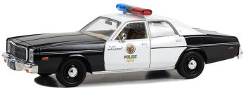 GREEN84193 - PLYMOUTH Fury Police métropolitaine 1977 du film the Terminator