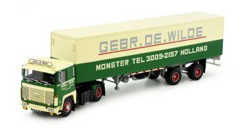 TEK84494 - SCANIA 140 4x2 avec remorque frigo 2 Esssieux DE WILDE