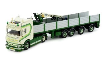 TEK84617 - SCANIA R520 4x2 avec remorque et grue de chargement HOEVEN