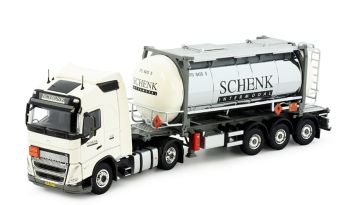 TEK85171 - VOLVO FH05 Gl. 4X2 avec porte container et container citerne SCHENK