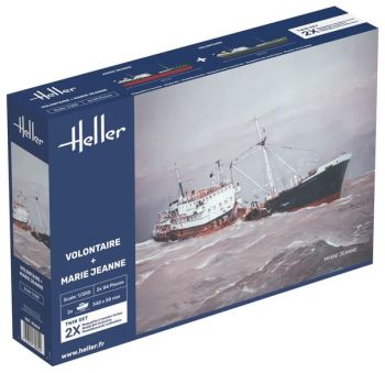 HEL85604 - Coffret double - VOLONTAIRE et MARIE JEANNE à assembler et à peindre
