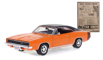 GREEN86354 - DODGE Charger R/T Bengal 1968 Orange Tom KNEER