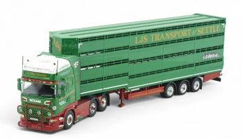 TEK86507 - SCANIA R Topline 6x4 avec remorque bétaillère 3 Essieux Transport LJS
