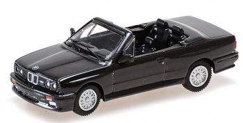 MNC870020234 - BMW M3 E30 Cabriolet 1988 Noir métallique