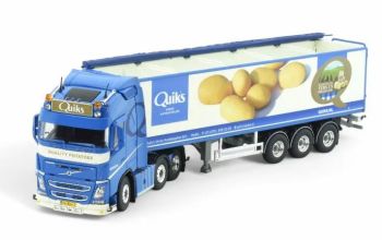 TEK87060 - VOLVO FH04 6x2 avec remorque à pommes de terre 3 Essieux VAN DER PEET