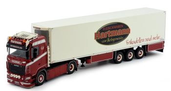 TEK81214 - SCANIA S650 4x2 avec remorque frigo 3 Essieux HARTMANN