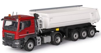 CON81231/01 - MAN TGS TN 4x2 avec benne 3 essieux
