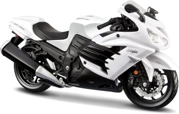 MST12-KAWRWI - KAWASAKI Ninja ZX-14R Blanche et noire