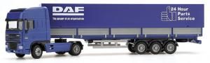JOA345 - Camion DAF 95XF Cabine Haute avec Semi-remorque Bachée
