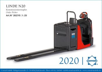 CON2627/0 - Chariot électrique LINDE N20 Ech:1/25