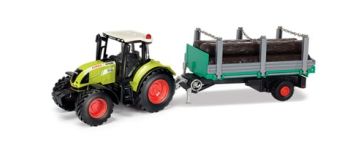 HER84184016 - CLAAS Arion 540 avec remorque à grume