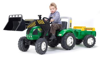 FAL982M - Tracteur FARM avec remorque et chargeur