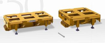 CON98021/03 - Module GOLDHOFER plateau surélevé 2 et 3 Essieux FRANZBRACHT