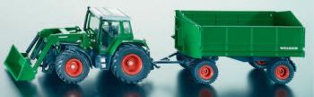 SIK3860 - FENDT 714 Avec chargeur et remorque WELGER
